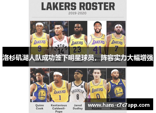 洛杉矶湖人队成功签下明星球员，阵容实力大幅增强