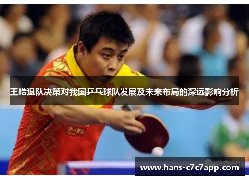 王皓退队决策对我国乒乓球队发展及未来布局的深远影响分析 王皓退队决策对我国乒乓球队发展及未来布局的深远影响分析
