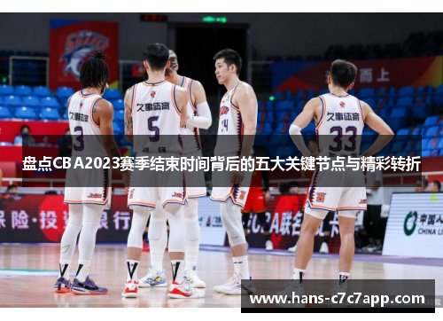 盘点CBA2023赛季结束时间背后的五大关键节点与精彩转折 盘点CBA2023赛季结束时间背后的五大关键节点与精彩转折